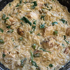 I added some spinach too! It’s absolutely delicious!!