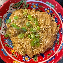 Really lovely and creamy! A bit too much peanut butter and rice vinegar for my liking and not enough sesame flavour so I will adjust that next time. Such an easy recipe to follow :)
