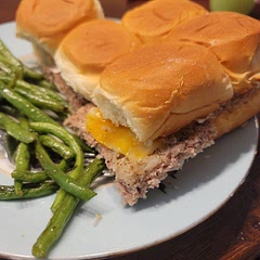 We substituted turkey! Def drain the pan as you go but they're easy and delicious