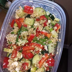 Needs more veg stock to full puff the couscous