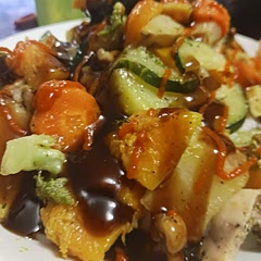 This was great. I added teriyaki sauce at the end and served on rice.