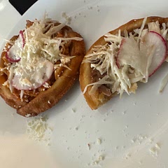 Tasted just like the sopes I had in Cozumel Mexico!!