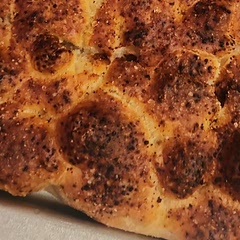 It was a process preparing since I just started making bread at all, but I only uses garlic/pepper seasoning and some sea salt, I was nervous about over seasoning LOL but I think I will put Italian seasoning next time 