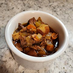 I don't have an instant pot. So I followed the recipe exact as far as ingredients but put it all in a slow cooker for 8 hours on low. Delicious. I used butter for my "oil preference". 