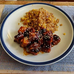 I made this with tofu and gluten free soy sauce. It was delicious!!
