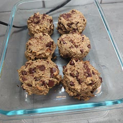 These are so good!! I made a flour with the oats so it would look like real dough (for my kids). I made small cookies, 9 to a tray and recipe made 18 total. I did have to bake a couple extra minutes. 
