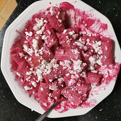 Delicious! A lot more nutty than I expected but good. I used goat's cheese instead of feta and it was a lot more creamy