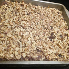 Baked for 35 minutes in my Ninja Foodie. The topped walnuts gave it a crunch. Some of the apples could have been cut smaller to cook better (although most were cut fairly small). A little lacking in the flavor department and not much wow factor. Not much liquid left to it.