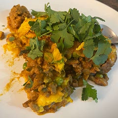 Very good! I slightly increased the amount of spices in the potato and turkey mixtures and added some dried fenugreek to the turkey as well.