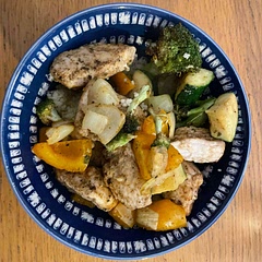 Served it with cous cous