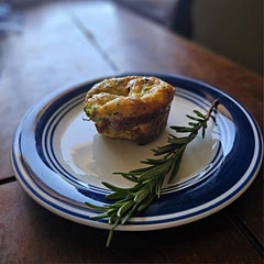 Delicious! We added spinach, zucchini, broccoli, cheese, and topped them off with finely chopped chives and fresh Rosemary. Even my picky 4 year old loved them! 