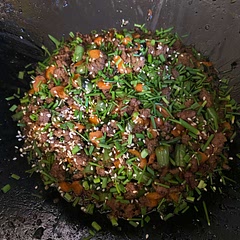 Used gluten free tamari and added both green beans and carrots.  This was so tasty, and satisfied a family of five, each with a good side of rice.  Will definitely make again!
