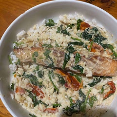 Used stock instead of white wine