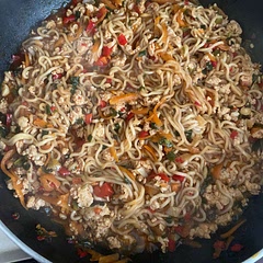 i made it in the cooking pan not slow cooker and it’s delicious