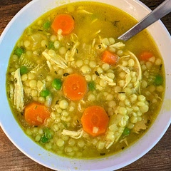 Very yummy and comforting. The turmeric and ginger flavors weren’t very strong though so next time I would probably double them.
