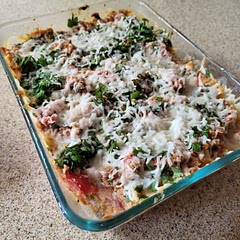 One of the best spaghetti squash dishes I've ever made. Delicious.  