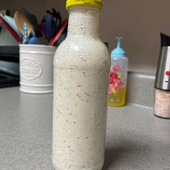 I added 1/3c sour cream, 1/2T honey, double the mayo and double the Parmesan. It was super acidic ti me but these modifications made it better.