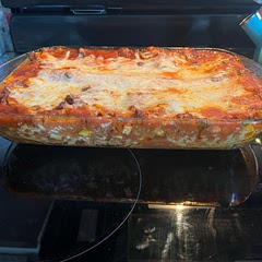 Skipped the whole tomatos, added the zucchini and sause into the meat to cook together once mean was browned. Made a mess in the kitchen, tons of dishes, but was delicious and worth it. Will make again!