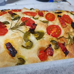 Dough was a bit too sticky at first so i did have to improvise