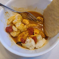 Did this as a ln instant pot dump and it came out great! Made cauliflower and naan on the side.