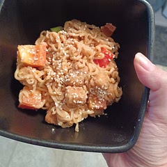Very easy, "poor man's" meal. Add chopped veggies &/or your choice if protein to make it more filling