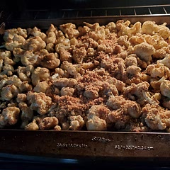 I also used butter instead of Olive oil but I also added a little  Bit of bacon fat with The butter And my wife and son can't eat enough of it!