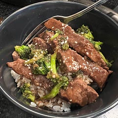 Steak was a little chewy, but that could have been error on my part. Overall, I love this recipe. Will use again!