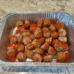 these were a big hit! used turkey instead of chicken because it is what I had on hand. Added some extra seasoning (Frank's powder, paprika, parsley). 1 heaping/rounded tablespoon each. 