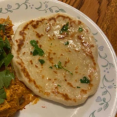 So good! We went a little crazy with the butter but this was the best naan recipe I’ve ever tried!