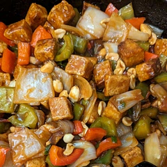 Absolutely delicious recipe and very easy - might cut the sauce back by a quarter or so next time and add celery into the stir fry but came out great.