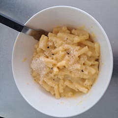Top tier mac and cheese! I added some parmesan and red Leister as well as cheddar. Made it really chesey and all round delicious 
