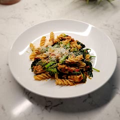 This was perfect! I used five basil leaves and ended up having to cook the chicken a little bit longer in order for it to cook in the middle.