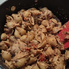 Doesn't look sexy when cooked in a cast iron skillet. Lol Still tastes amazing though!