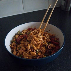 Tastes quite nice, made enough for my whole family and used some sesame oil. Good portion size and enjoyable. Also added some ginger. 