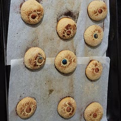So I skipped the rolling in sugar, I used brown and white granulated sugar, I add some chocolate chips and sprinkled some Cinnamon.