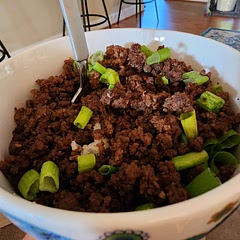 This is on the regular rotation. I've started trippling the recipe so that we can have it for lunches for a couple of days. Great with brocolli and egg rolls. 