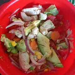 Simple salad that tastes great, I added tomatoes and carrots for some extra flavour. I added the avocado to my salad on the day of eating so they stay fresh. However - 👎🏼 for the instructions which was covered in ads and in a messy format. 