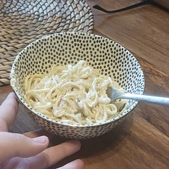 It was so delicious, the sauce was creamy, and adding rock salt in the end gave it an emence amount of texture, would make again