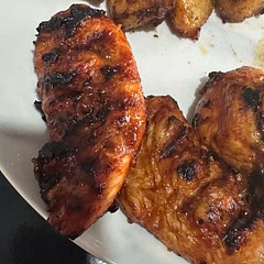 Made this tonight marinated at lunch time  total of 3 hours and then cooked on the BBQ using the liquid marinade to coat as we cooked  but was amazing