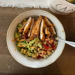 Really good. Kept the avocado separate so I could use as meal prep and it not get brown. I could of seasoned the chicken a bit more.