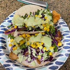 Had to look for a recipe on how to prepare the fish but the sauce was delicious.