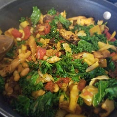 It was ok.  I only had one can of beans so I tossed in some Daring chicken (omnivore husband likes it).  I may try again and switch up the spices...it needs a little ay yi yi.