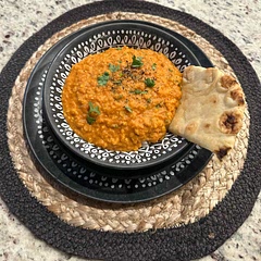 I like a little more heat with a curry so next time I’ll add another Serrano chili w/ the seeds