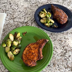 So good! Our chops were about 1” thick and cooking time was just right.