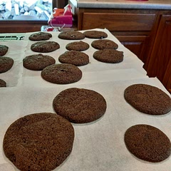 We made this dairy and gluten free with a box of blue diamond almond cake mix. We used 2 eggs and a third of a cup of melted plant based butter. Yummy! We also added dark chocolate chips! 