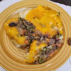 Didn't have a dish that would fit In the instapot so I put it in the oven at 350 for 10 min. Also added more seasoning 