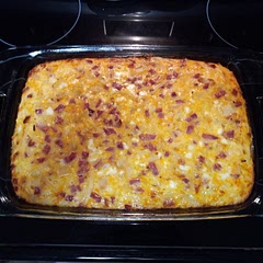I used diced ham and it came out great. 