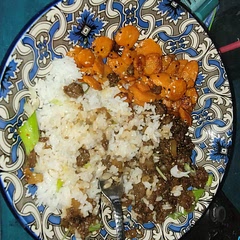 Very good. Added white onions to the beef mixture