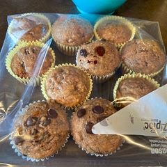 I would have added another spoonful of sugar and some more banana, but they are good!