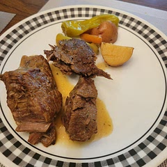 It was good but not mind-blowing. It is tangier than a traditional pot-roast.